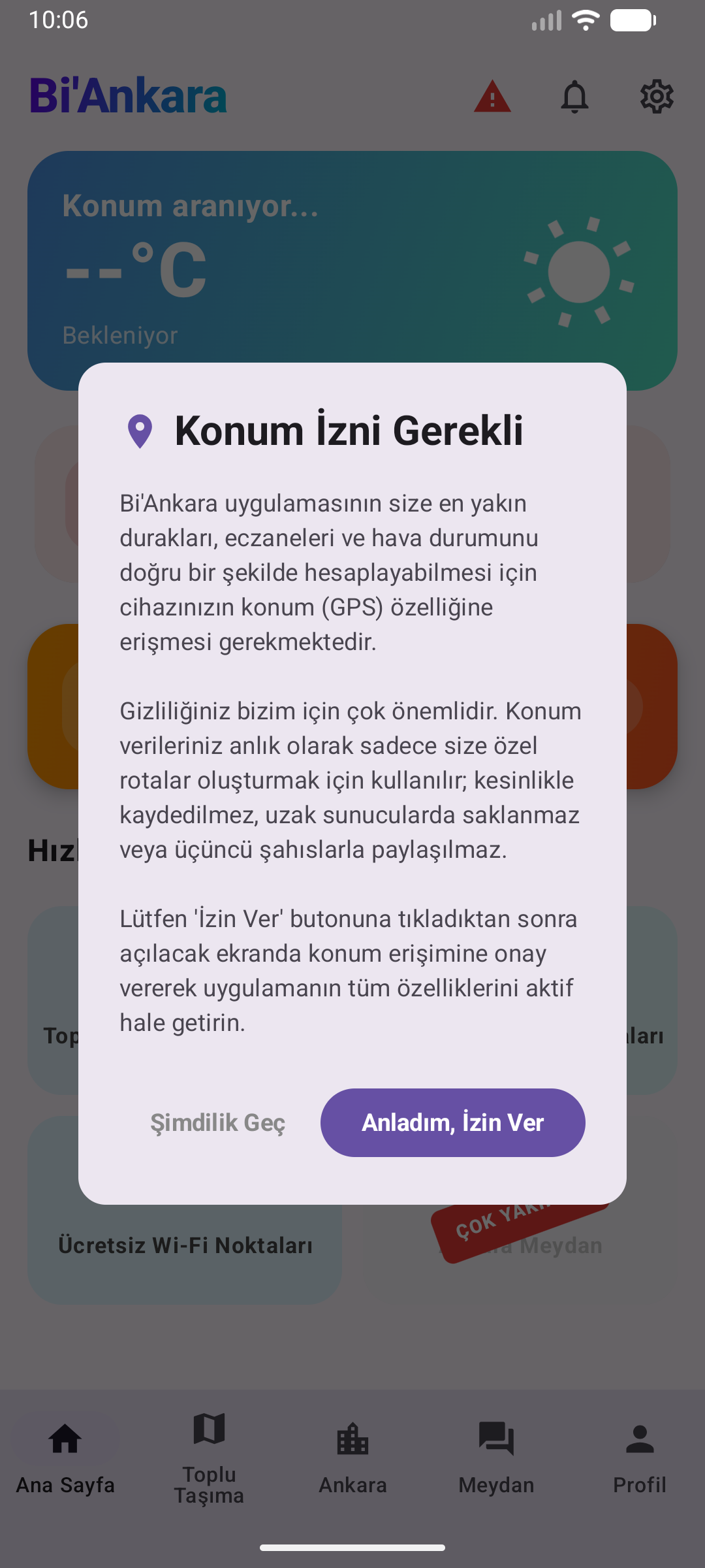 Bi'Ankara Ekran 1